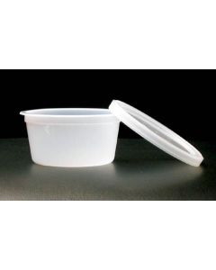 Therapy Putty Containers-Pk/25 W/ Lids Fits 2 oz  3 oz  4 oz